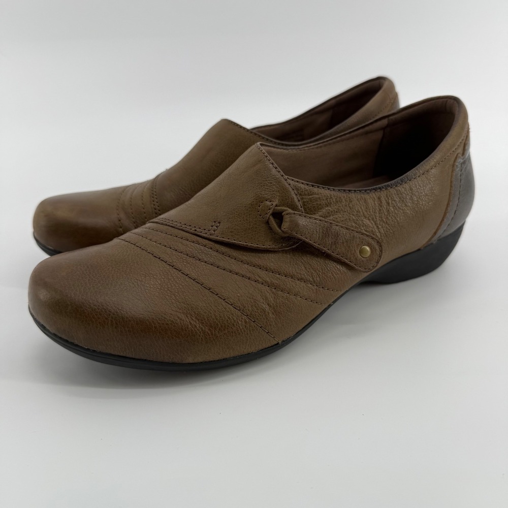 Dansko Franny Brown Leather Loafers‎ Slip On Shoes Womens 39 EU 8.5-9 US Comfort